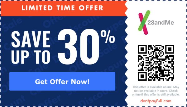 30 Off 23andMe COUPON 14 ACTIVE September 2023