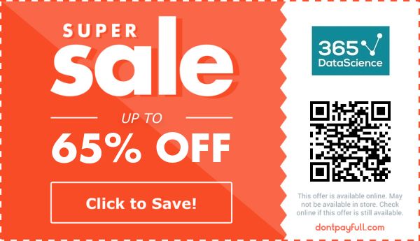 65 Off 365 Data Science COUPON CODE September 2023