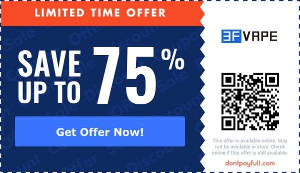 3FVape Coupons - 10% Off Voucher Code May 2026