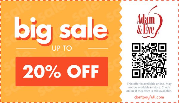 Adam and Eve Offer Codes - 100% Off Coupon 2026
