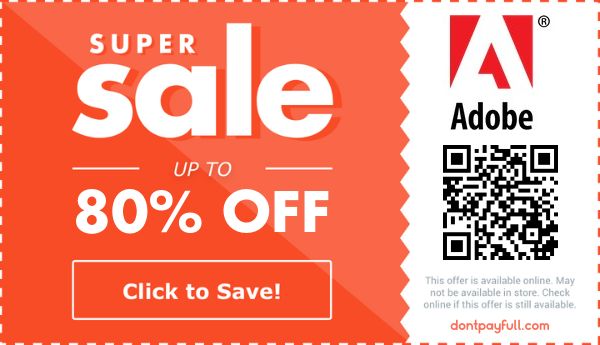 Adobe Discount Codes - $500 Off Promo Code August 2026