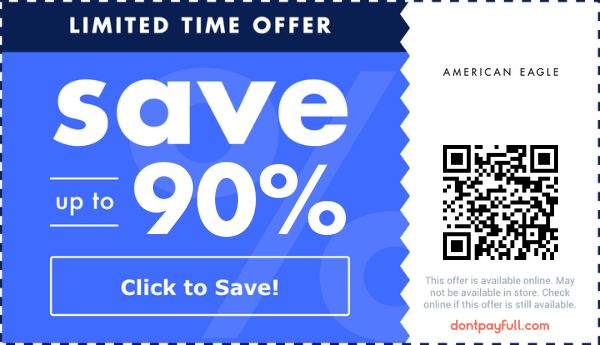 American Eagle Promo Codes - 50% Off Coupon Aug 2026