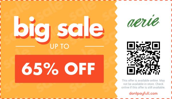 80% Off Aerie Promo Code, Coupons - October 2023