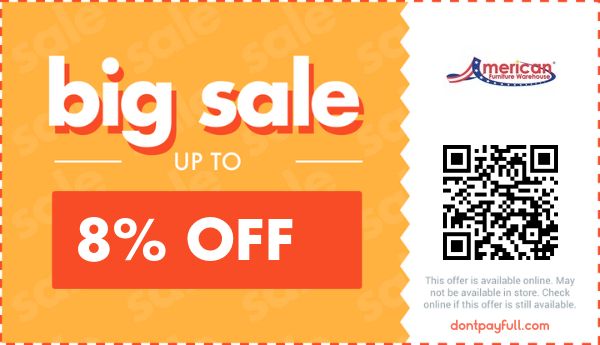 American Furniture Warehouse Coupons (40% Discount) 2021