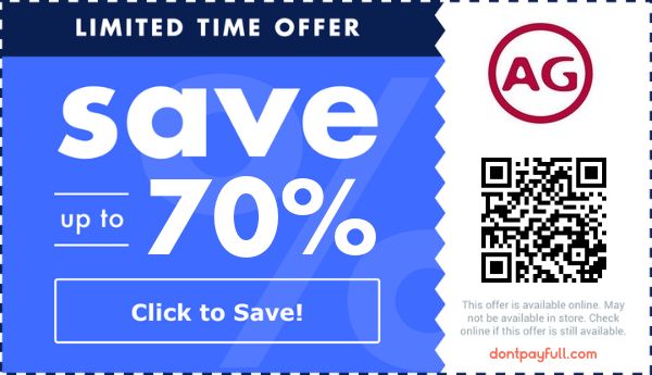 70% Off AG Jeans Promo Codes \u0026 Coupons 