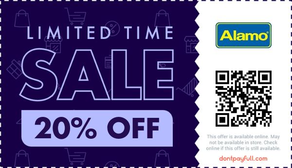 20 Off Alamo Coupon Code Discount Codes June 2023