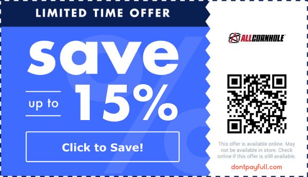 All Cornhole discount deal