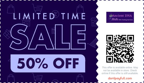 Ancient DNA Hub Coupons - 50% Off Promo Code Oct 2026