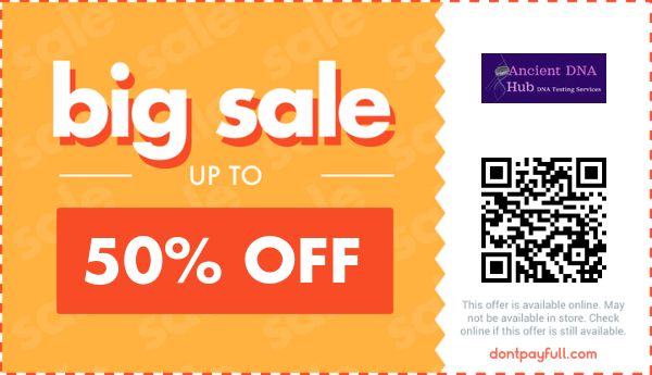 Ancient DNA Hub Coupons - 50% Off Promo Code Oct 2026