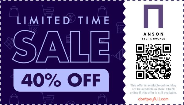 40 Off Anson Belt Coupon Discount Codes August 2023