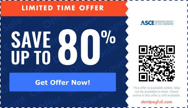ASCE Promo Codes - 50% Off Coupon Code August 2026