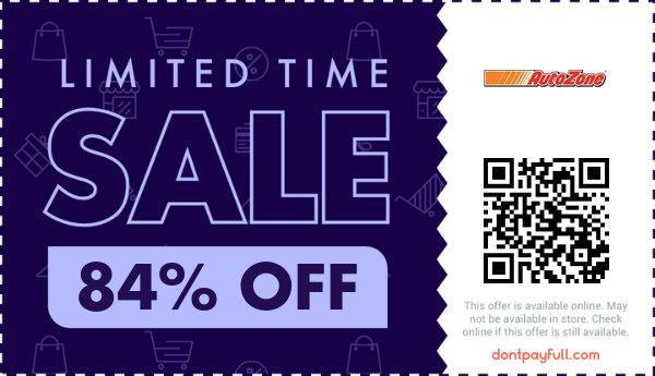 84% Off AutoZone Promo Code, Coupons - June 2024