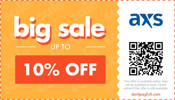 AXS Promo Codes - 10% Off Coupon Code July 2026