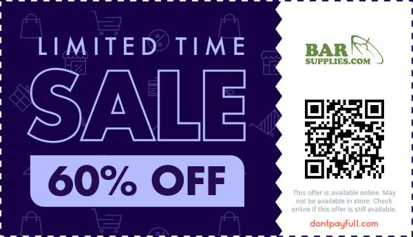 BarSupplies Coupon Codes 60 Discount Sep 2021