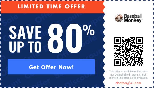 85 Off Baseball Monkey Coupon Promo Code Jul 2022
