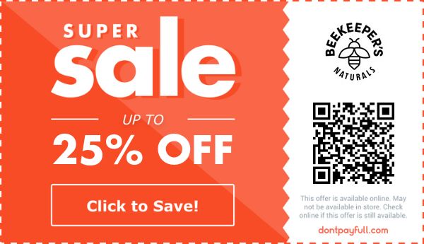 Beekeeper's Naturals Coupons (40% Discount) Feb 2023