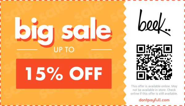 10% Off Beek Shop Coupon, Promo Code - Feb 2023