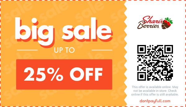 15% Off Shari's Berries COUPON ⇨ January 2024