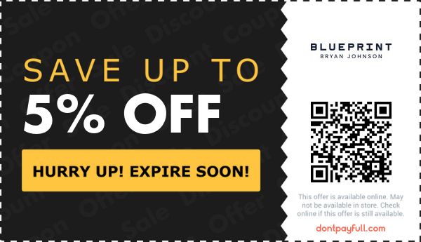 Blueprint Bryan Johnson promo code