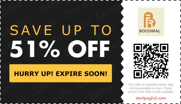 Bocomal promo code