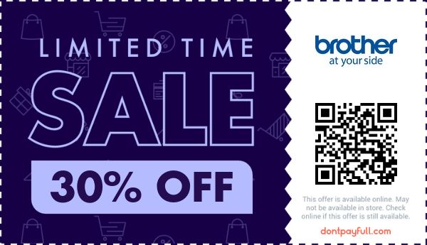 Brother Coupon Codes - 35% Off Discount Code July 2026