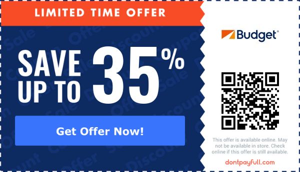 Budget Car Rental Coupons - Get 35% Off in August 2026