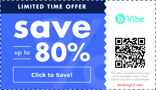 b-Vibe Coupon Codes - 50% Off Discount Code August 2026