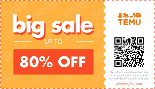 Temu Coupon Codes - 75% Off Coupon October 2026