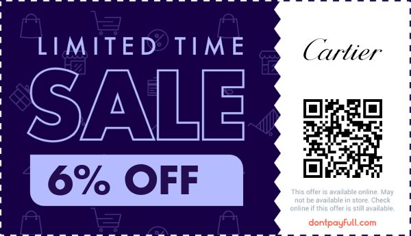 Cartier Discount Codes - 6% Off Coupon Code June 2026