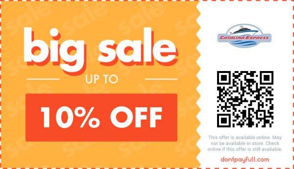 $20 Off Catalina Express Coupon, Discount Codes, July 2024