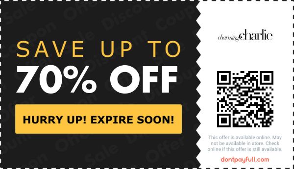 Charming Charlie Coupons - 15% Off Coupon Codes 2025