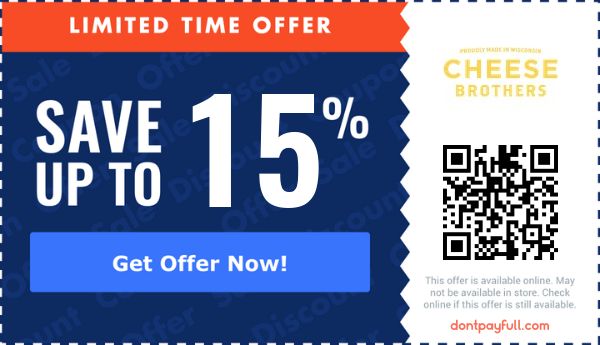 15 Off Cheese Brothers Discount Code 37 Active July 2023