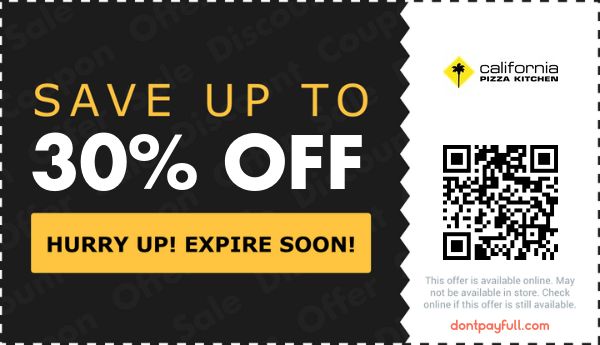 10% Off California Pizza Kitchen Promo Code, January 2024