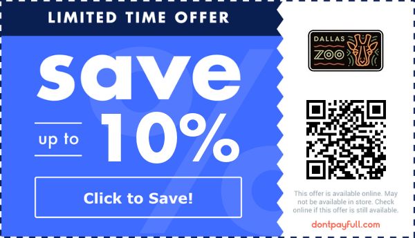 3 Dallas Zoo Discount Codes, Coupon Codes - June 2025