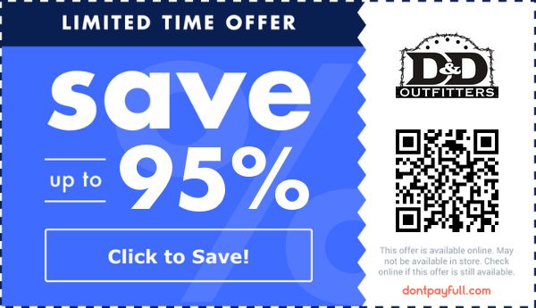 D & D Outfitters discount deal