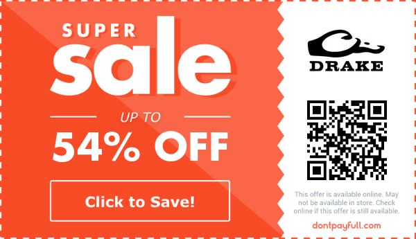 40 Off Drake Waterfowl Coupon Codes Promo Codes 2020