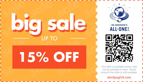 30% Off Dr. Bronner's Coupon, Discount Codes - July 2025