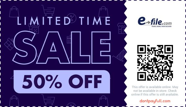 E-file Promo Codes - 60% Off Coupon July 2026