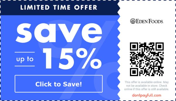Eden Foods Coupon Codes