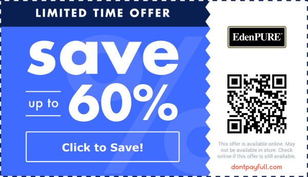 60% Off EdenPURE Discount Code - (20 Active) October 2023