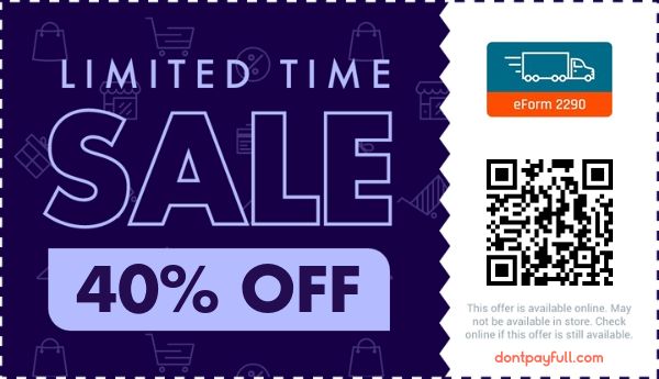75 Off EForm2290 DISCOUNT CODE 1 ACTIVE May 2023