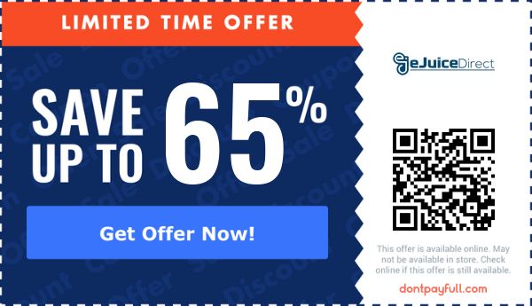 Ejuicedirect Coupons - 60% Off Discount Code May 2026