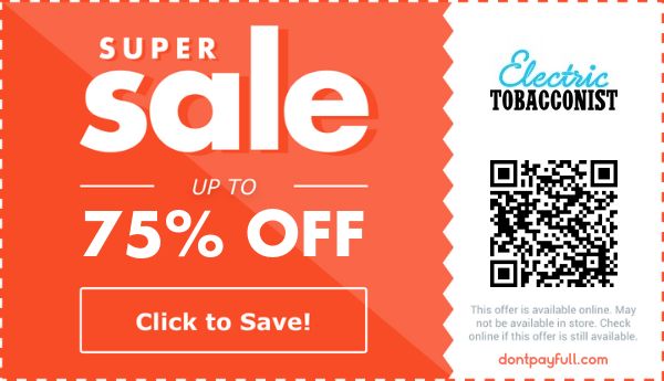 35% Off Electric Tobacconist Voucher Codes May 2026