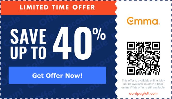 Emma Mattress CA Coupons Aug 2021 Coupon Promo Codes