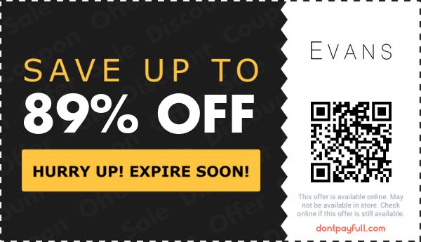 Evans Discount Codes - 20% Off Promo Code Dec 2025