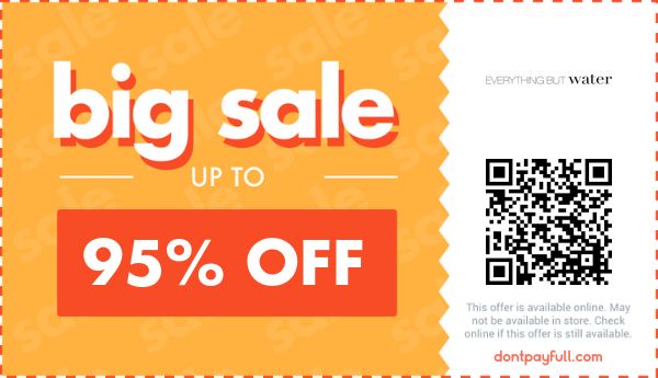 60% Off Everything But Water Promo Codes, Coupon Codes