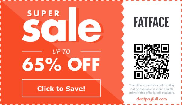 65 Off Fat Face Discount Codes Vouchers Free Shipping
