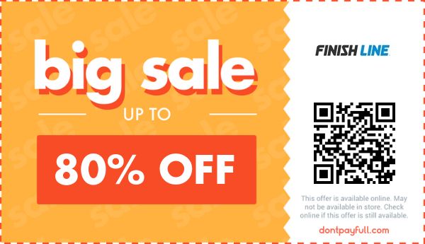 25% Off Finish Line Coupon, Coupon Codes - July 2025