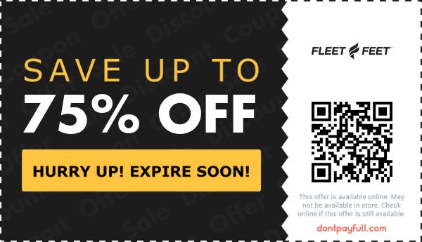 75% Off Fleet Feet Coupon, Discount Codes - February 2024