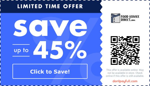 Food Service Direct Promo Codes - 20% Off Coupon Code